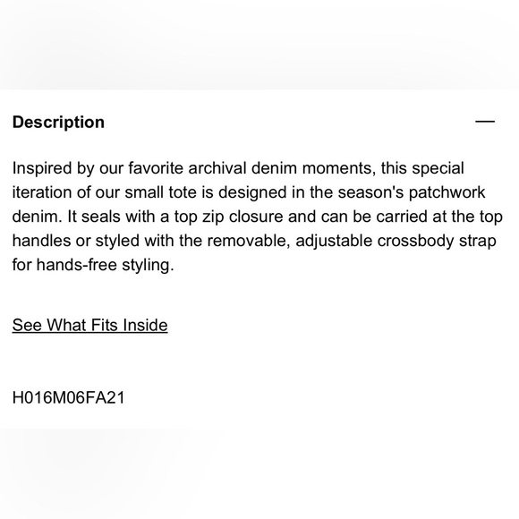 Marc Jacobs Small Tote Bag in Denim Multi, New - Picture 14 of 16